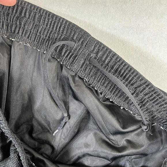 Vintage Nike Basketball Shorts Mens XL Black Dazzle Shiny 90's Y2K Sports Swoosh - Picture 4 of 6